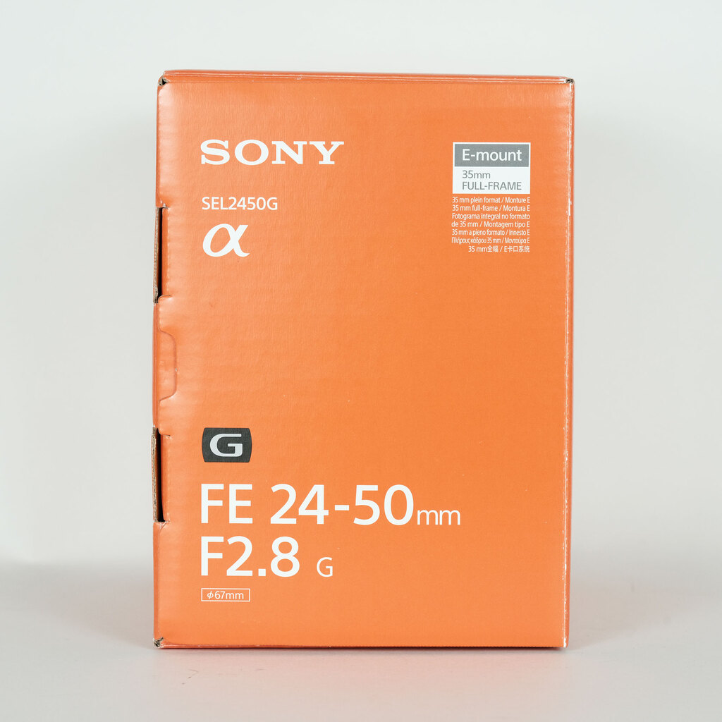 SONY FE 24-50mm F2.8 G SEL2450G
