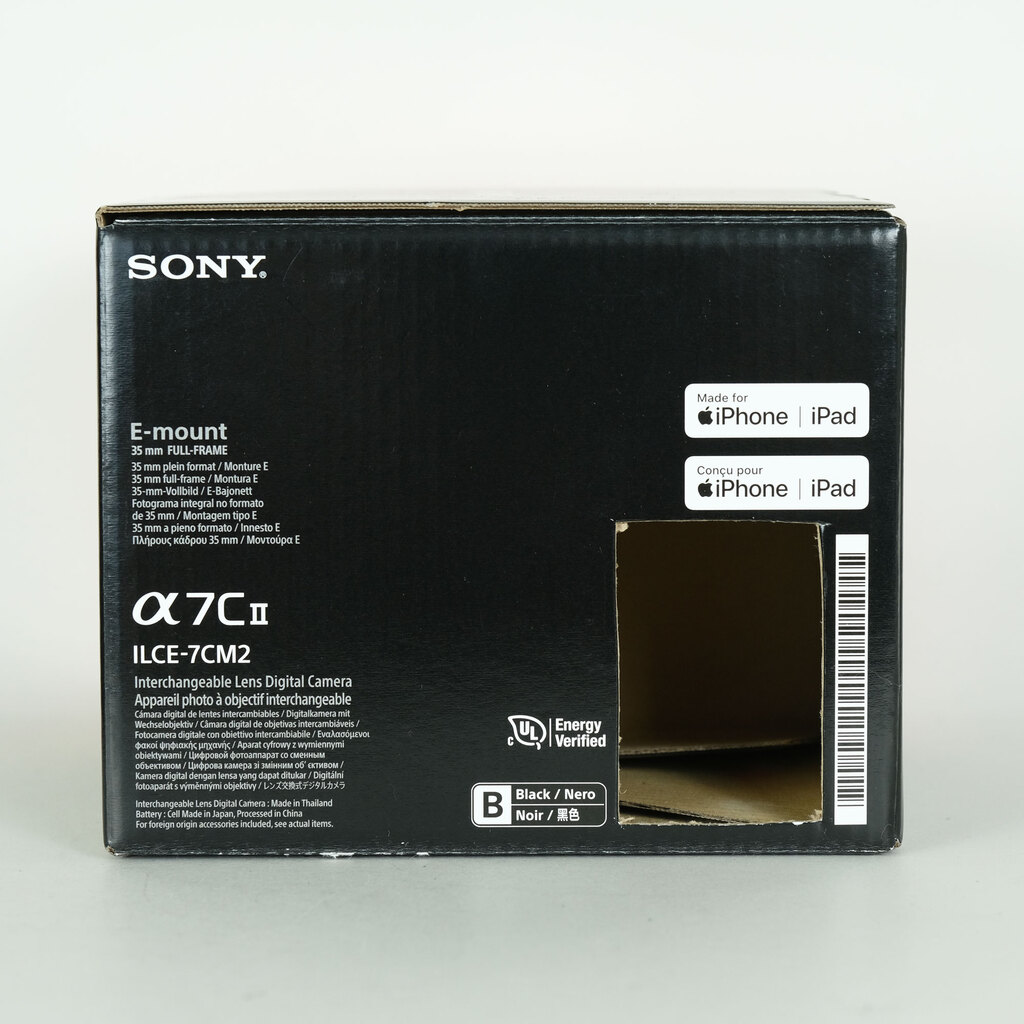 SONY α7C II（ILCE-7CM2）