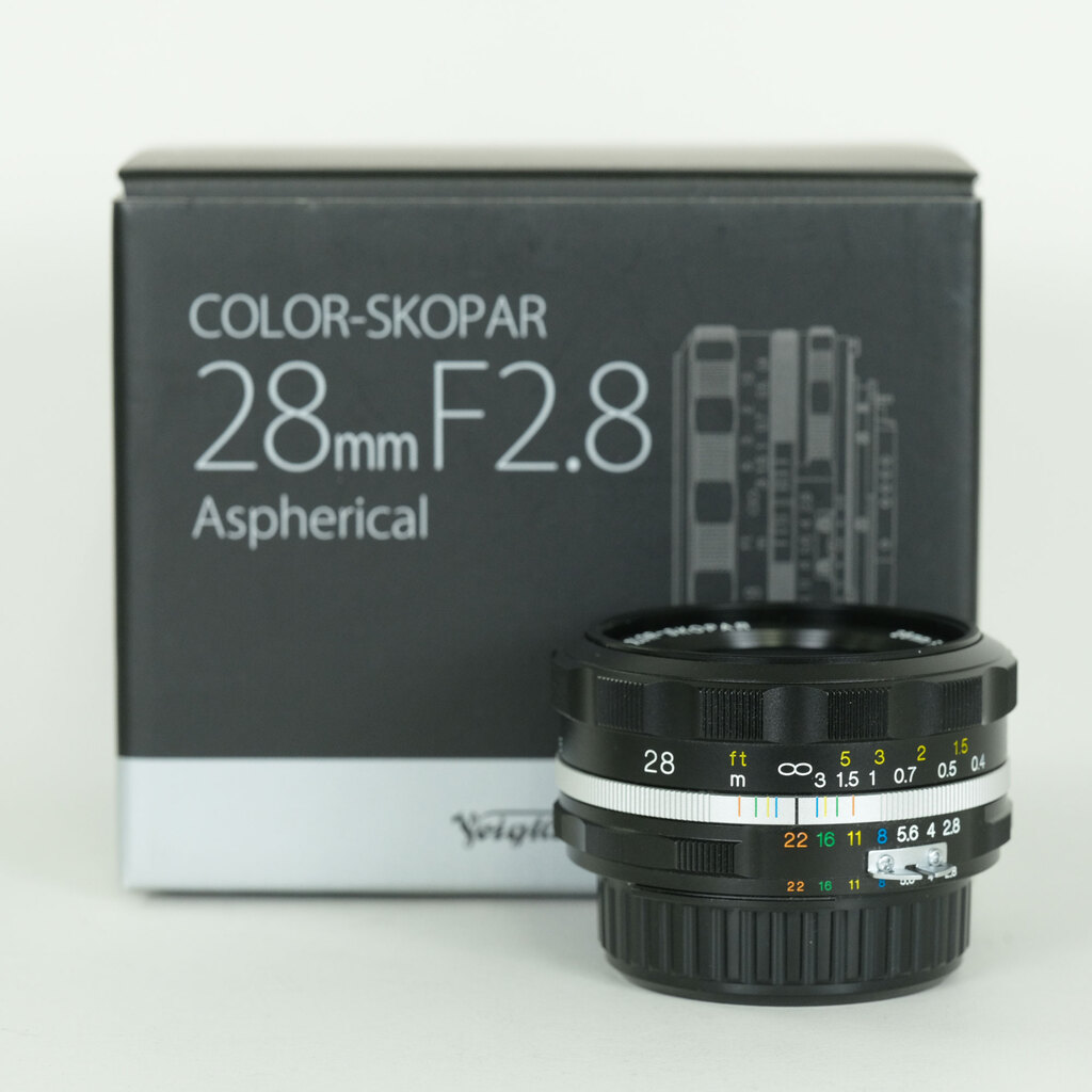 コシナ フォクトレンダー COLOR-SKOPAR 28mm F2.8 Aspherical SL II S Ai-S ブラックリム