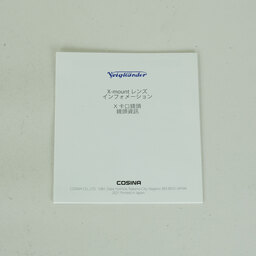 Voigtlander NOKTON 35mm F1.2 [フジフイルムX用]