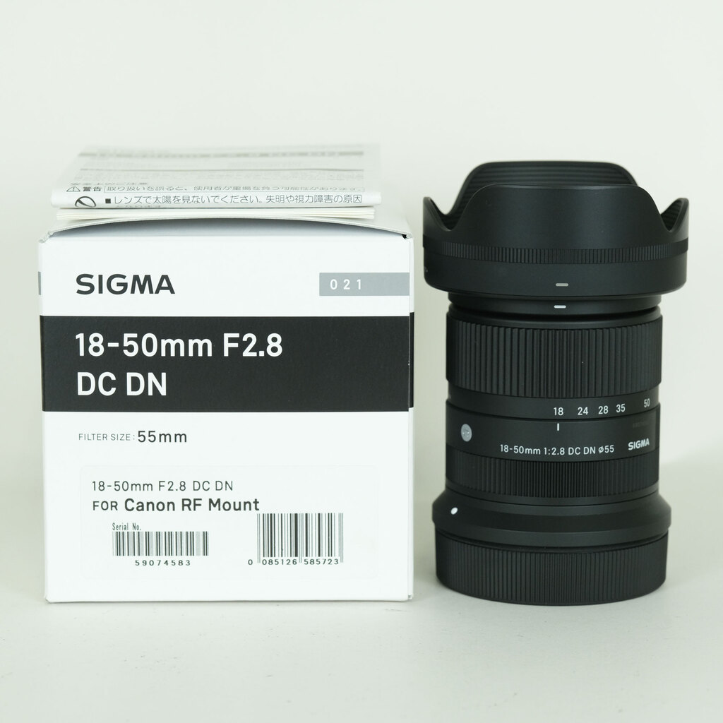 SIGMA 18-50mm F2.8 DC DN｜Contemporary [キヤノンRF用]