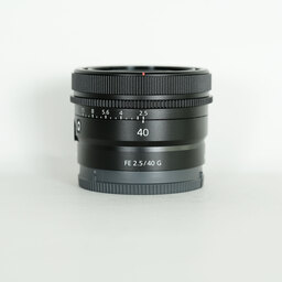 SONY FE 40mm F2.5 G SEL40F25G SONY FE 40mm F2.5 G SEL40F25G