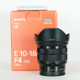 SONY E 10-18mm F4 OSS SEL1018
