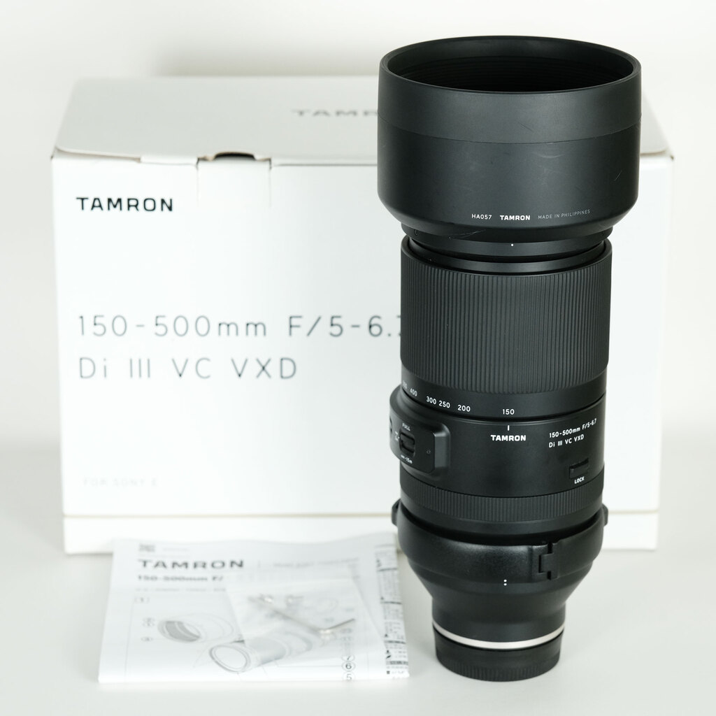 TAMRON 150-500mm F/5-6.7 Di III VC VXD（Model A057）[ソニーE用]