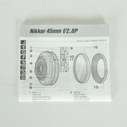Nikon Ai Nikkor 45mm F2.8P Nikon Ai Nikkor 45mm F2.8P