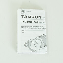 TAMRON 17-28mm F/2.8 Di III RXD (Model A046) [ソニーE用]