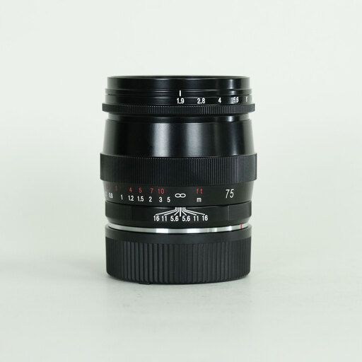 コシナ フォクトレンダー ULTRON 75mm F1.9 SC シングルコート ブラックペイント ライカM用