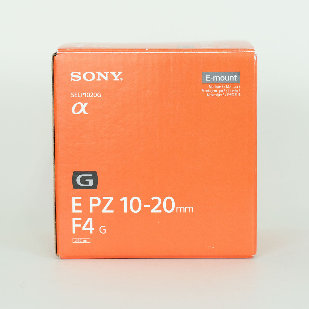 SONY E PZ 10-20mm F4 G SELP1020G