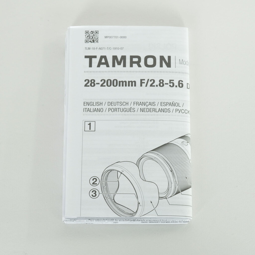 TAMRON 28-200mm F/2.8-5.6 Di III RXD (Model A071) [ソニーE用]