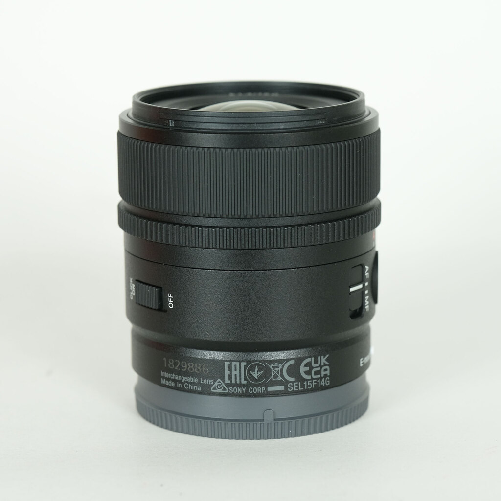 SONY E 15mm F1.4 G SEL15F14G