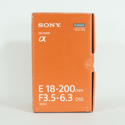 SONY E18-200mm F3.5-6.3 OSS SEL18200