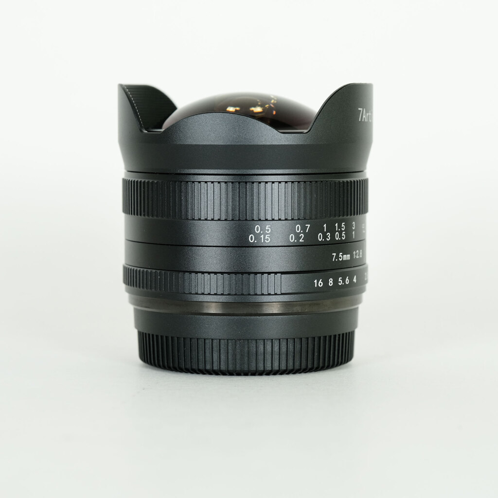 七工匠 7Artisans 7.5mm F2.8 Fish-eye II (フジフイルムX用) ブラック