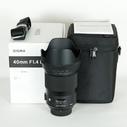 SIGMA 40mm F1.4 DG HSM｜Art [ニコンF用]