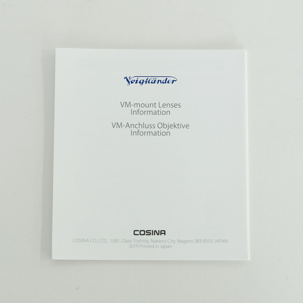 Voigtlander APO-LANTHAR 50mm F2 Aspherical VM [ライカM用]