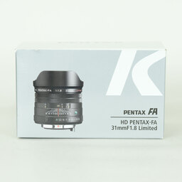 PENTAX HD PENTAX-FA 31mmF1.8 Limited PENTAX HD PENTAX-FA 31mmF1.8 Limited