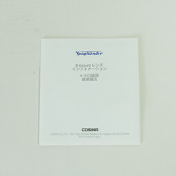 Voigtlander NOKTON 23mm F1.2 Aspherical [フジフイルムX用]