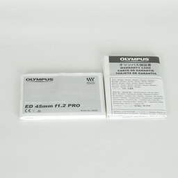 OLYMPUS M.ZUIKO DIGITAL ED 45mm F1.2 PRO