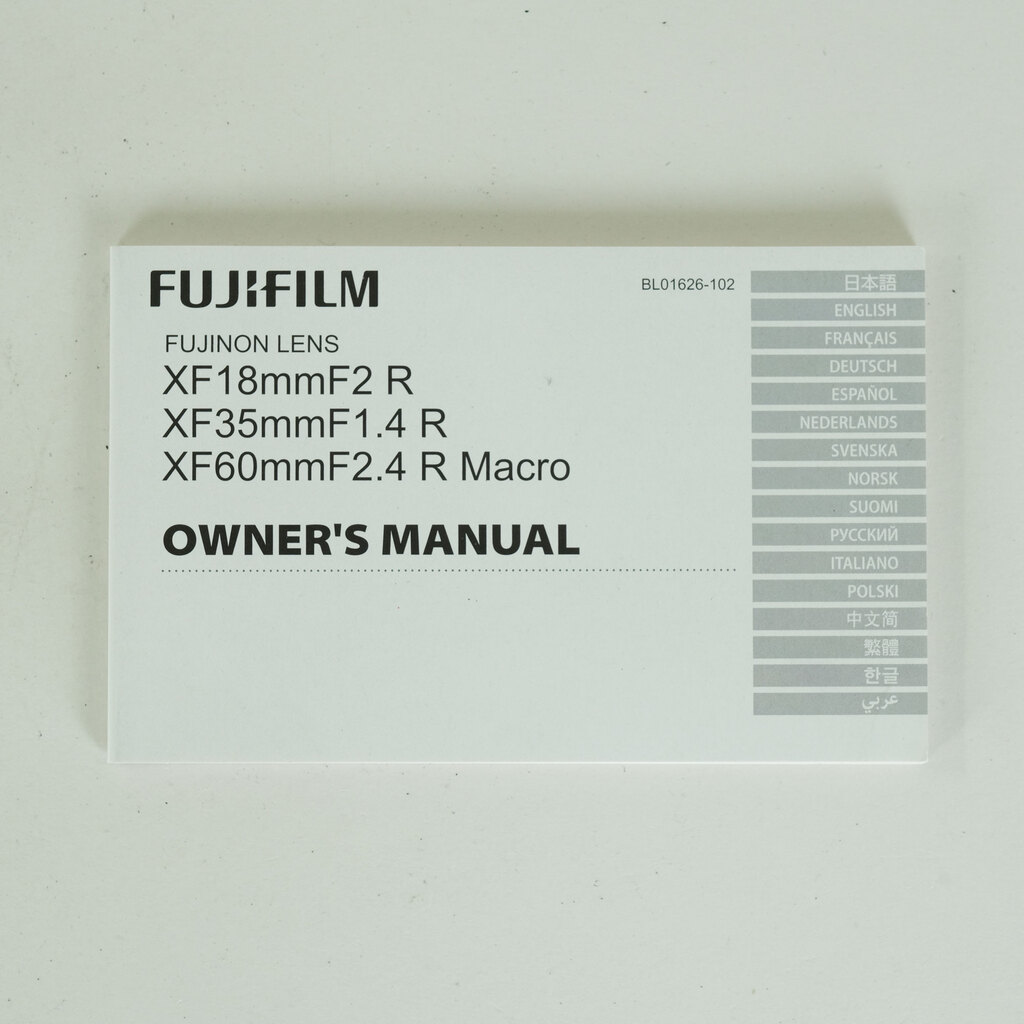 FUJIFILM XF60mmF2.4 R Macro