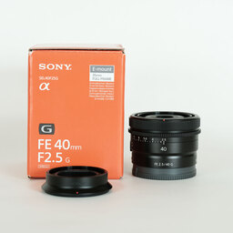 SONY FE 40mm F2.5 G SEL40F25G