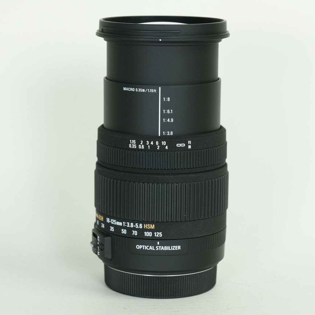 SIGMA 18-125mm F3.8-5.6 DC OS HSM [キヤノンEF用]