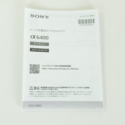 SONY α6400（ILCE-6400）