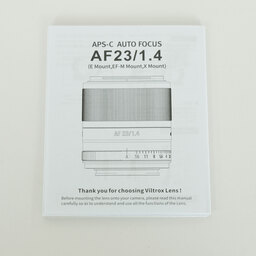 VILTROX AF 23mm F1.4 XF [フジフイルムX用]