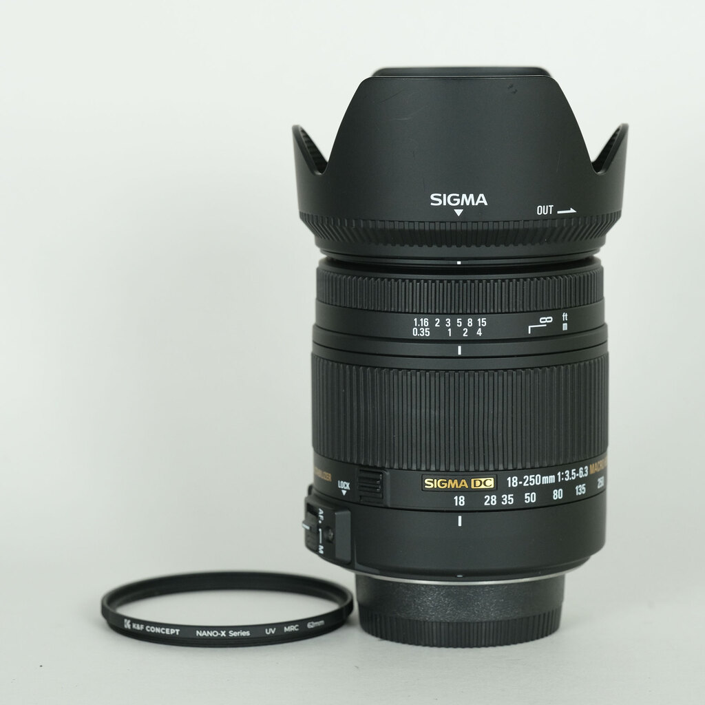 SIGMA 18-250mm F3.5-6.3 DC MACRO OS HSM (ニコンF用)