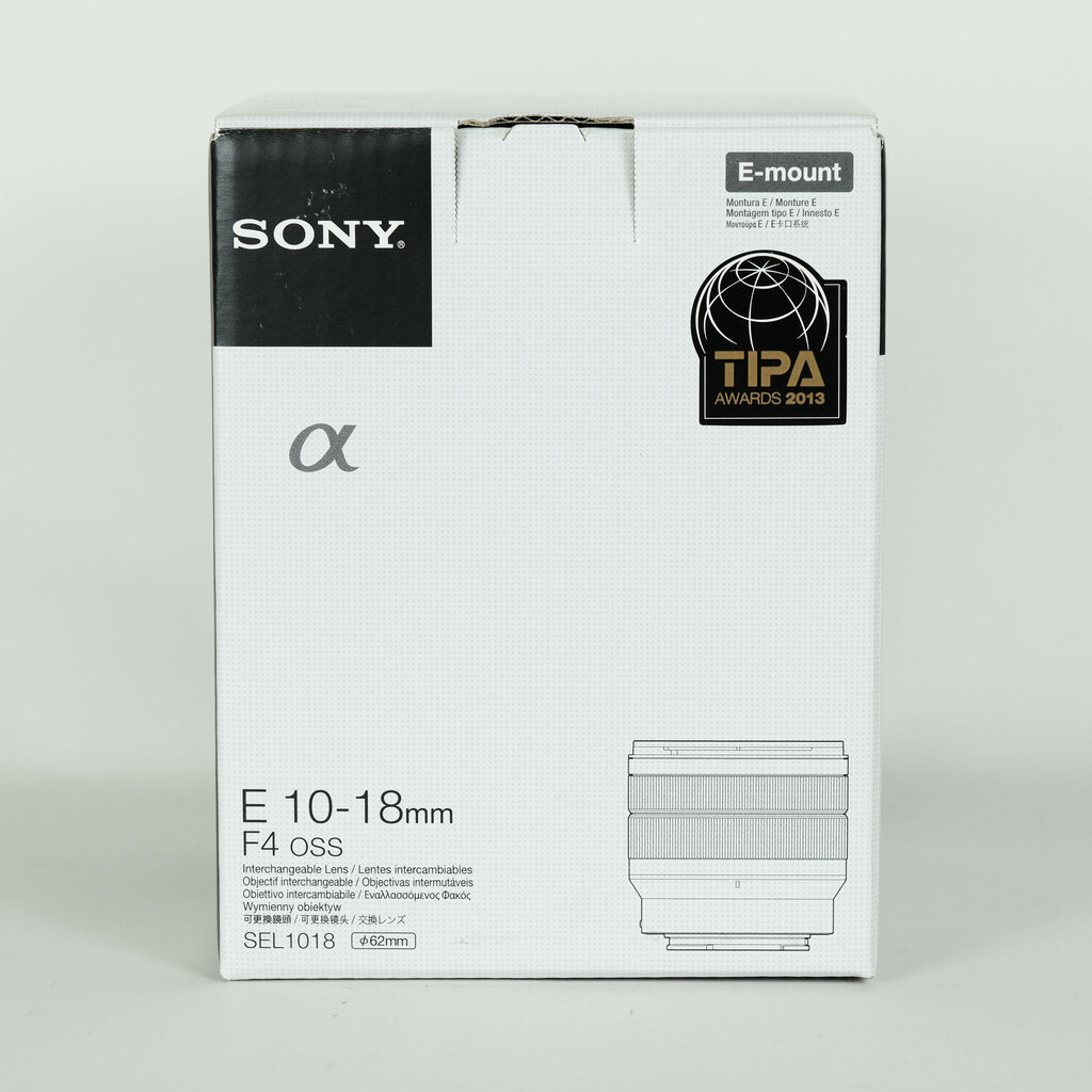 SONY E 10-18mm F4 OSS SEL1018