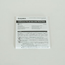 SIGMA 105mm F2.8 DG DN Macro｜Art [ライカL用]