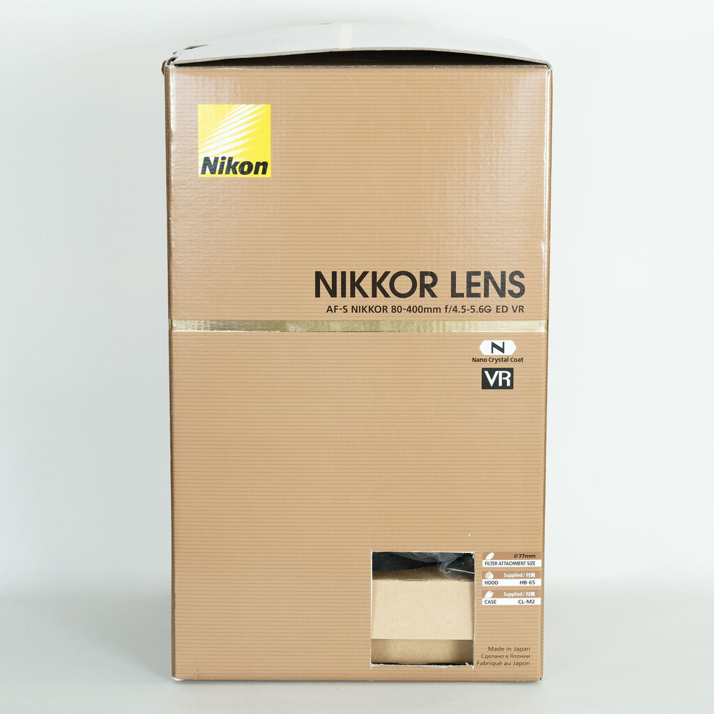 Nikon AF-S NIKKOR 80-400mm f/4.5-5.6G ED VR