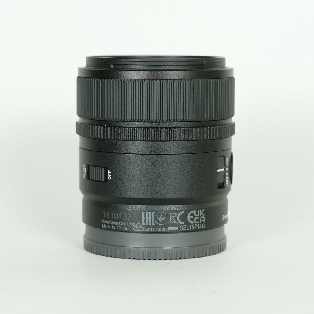 SONY E 15mm F1.4 G SEL15F14G