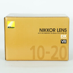 Nikon AF-P DX NIKKOR 10-20mm F4.5-5.6G VR
