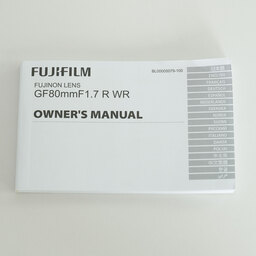 FUJIFILM GF80mmF1.7 R WR