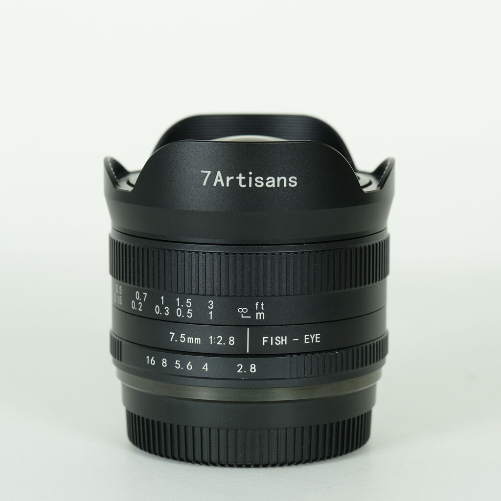 七工匠 7Artisans 7.5mm F2.8 FISH-EYE II ED (フジフイルムX用) ブラック