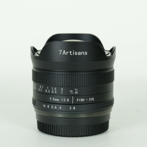七工匠 7Artisans 7.5mm F2.8 FISH-EYE II ED (フジフイルムX用) ブラック