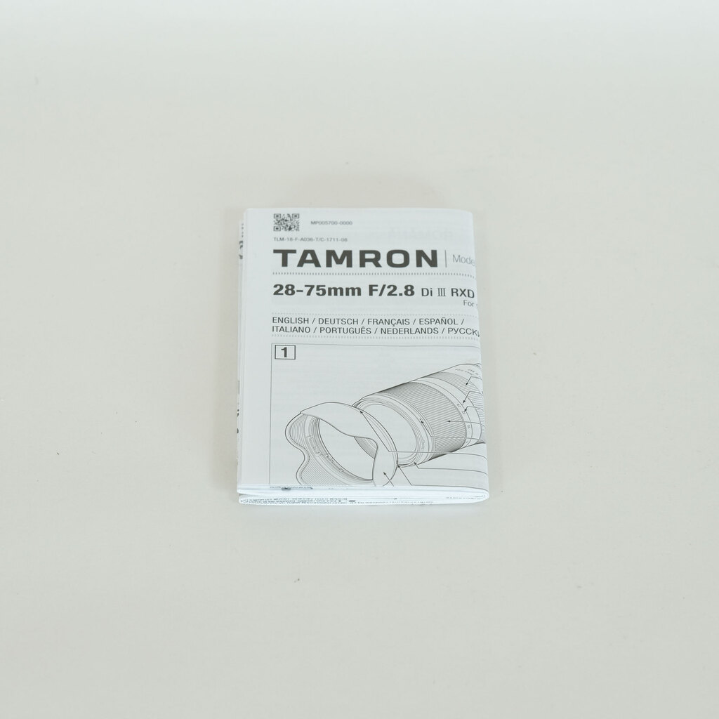 TAMRON 28-75mm F/2.8 Di III RXD (Model A036) [ソニーE用]