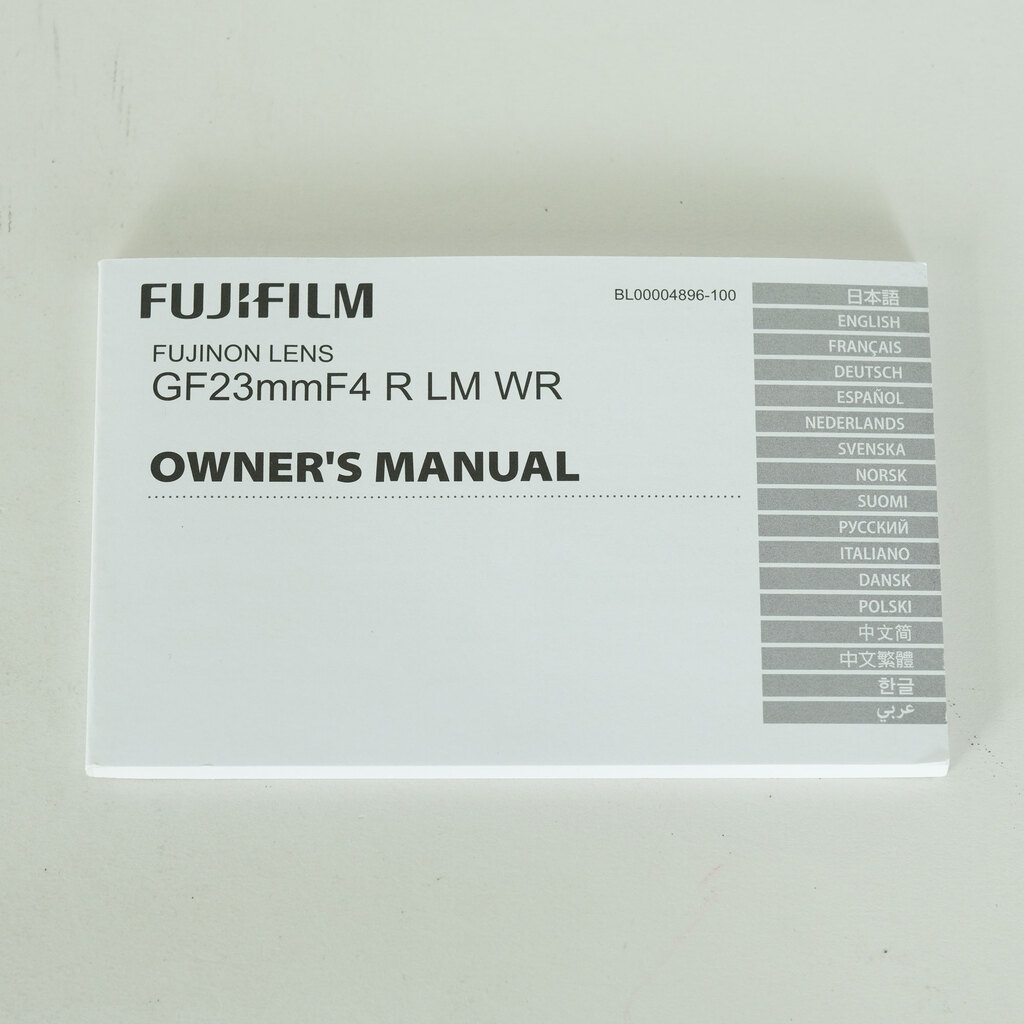 FUJIFILM GF23mmF4 R LM WR