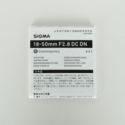 SIGMA 18-50mm F2.8 DC DN｜Contemporary [フジフイルムX用]