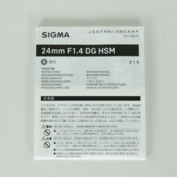 SIGMA 24mm F1.4 DG HSM | Art [キヤノン用]