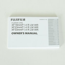 FUJIFILM XF33mmF1.4 R LM WR