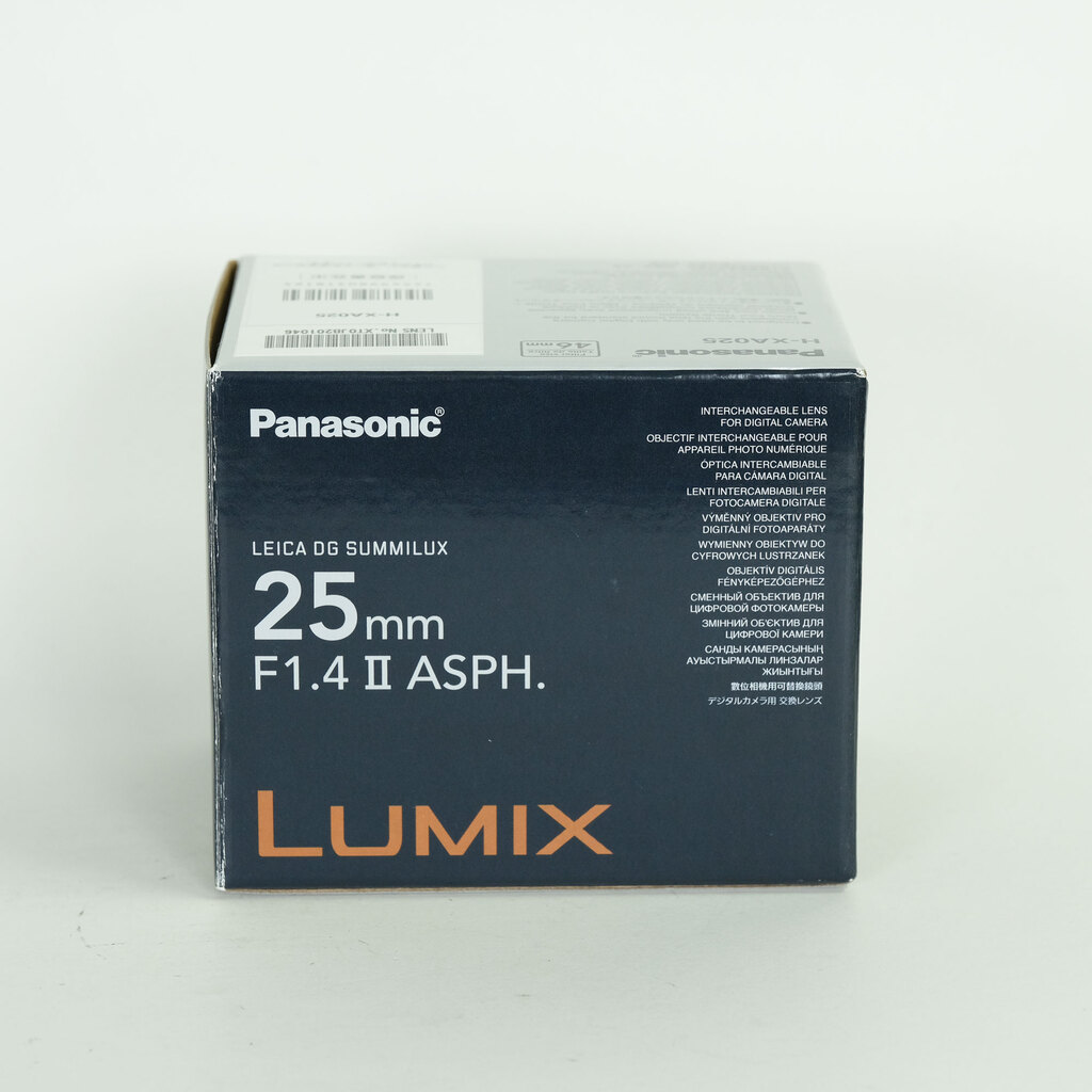 Panasonic LEICA DG SUMMILUX 25mm/F1.4 II ASPH.