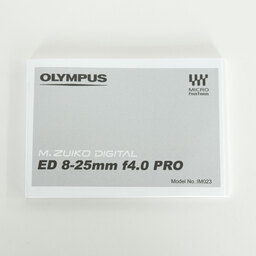 OLYMPUS M.ZUIKO DIGITAL ED 8‑25mm F4.0 PRO