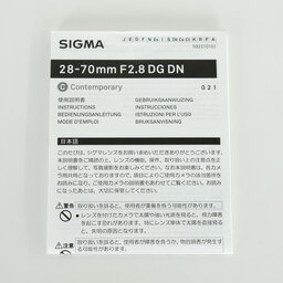 SIGMA 28-70mm F2.8 DG DN｜Contemporary [ライカL用]
