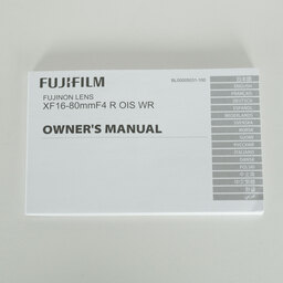 FUJIFILM XF16-80mmF4 R OIS WR