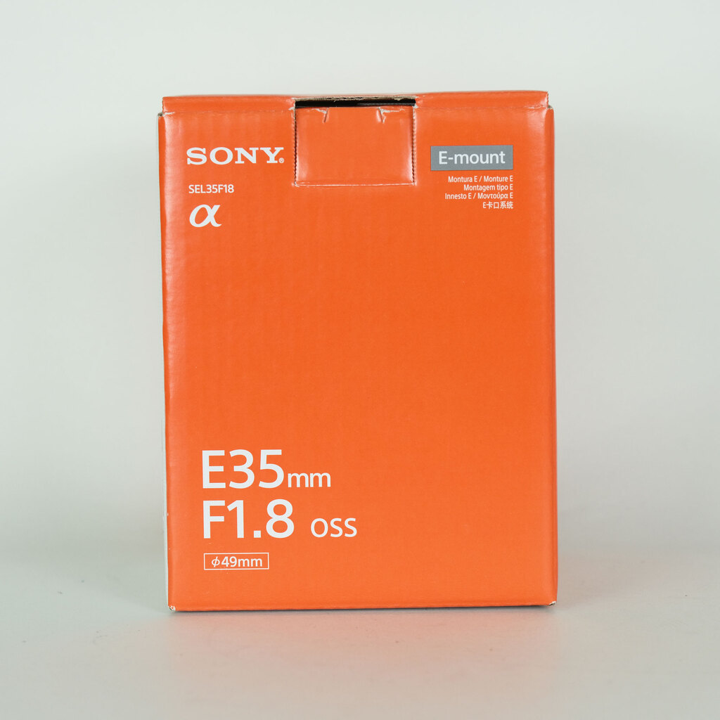 SONY E 35mm F1.8 OSS SEL35F18