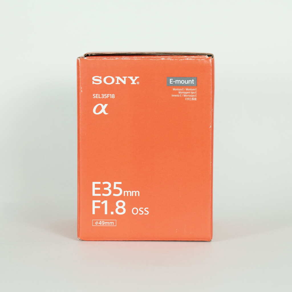 SONY E 35mm F1.8 OSS SEL35F18 SONY E 35mm F1.8 OSS SEL35F18