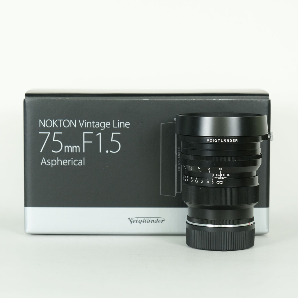 �R�V�i �t�H�N�g�����_�[ NOKTON Vintage Line 75mm F1.5 Aspherical VM �u���b�N