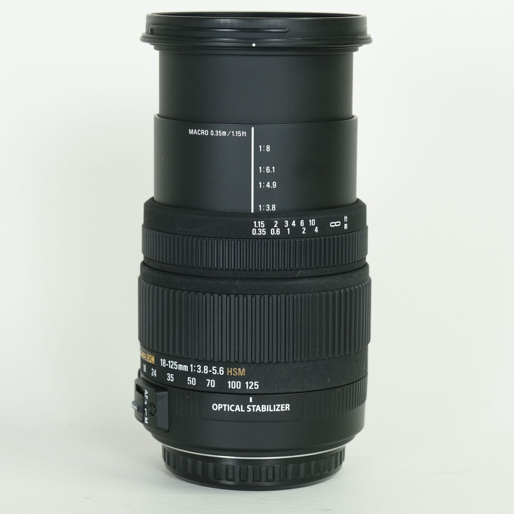 SIGMA 18-125mm F3.8-5.6 DC OS HSM [キヤノンEF用]