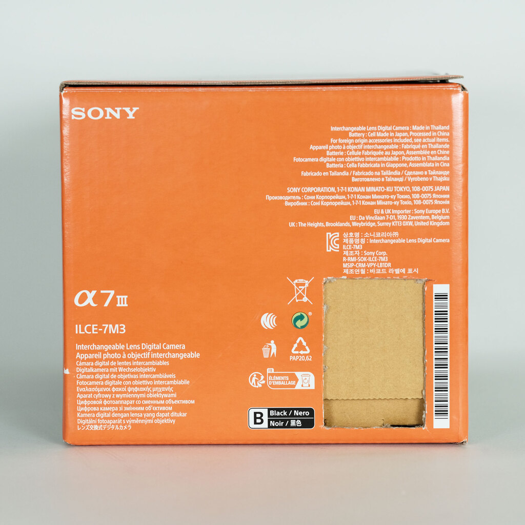 SONY α7 III（ILCE-7M3）