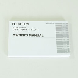 FUJIFUILM GF20-35mmF4 R WR FUJIFUILM GF20-35mmF4 R WR